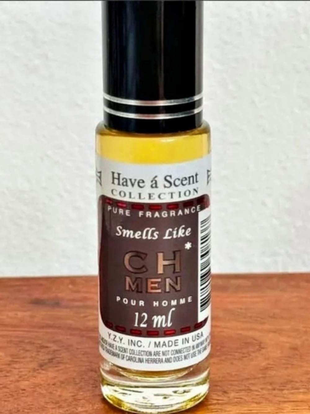 Have A Scent Collection Pure Fragrance Oil - Smells Like CH Men Pour Homme 12 mL